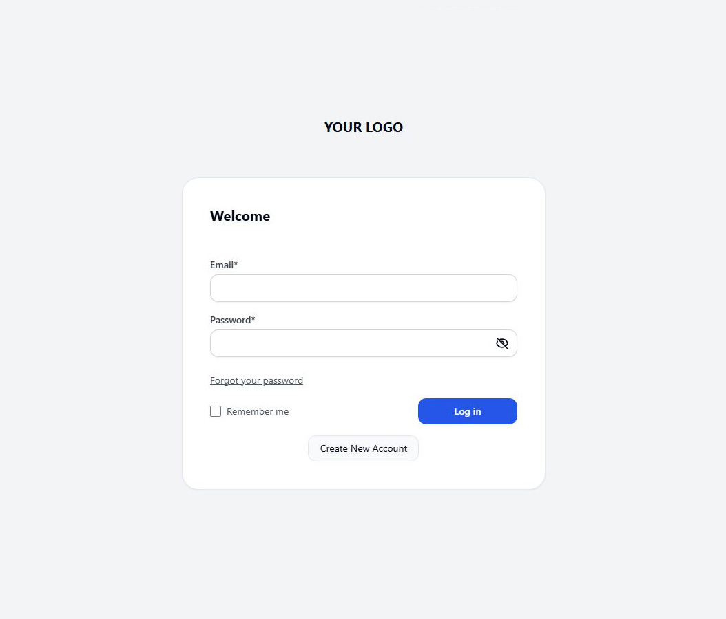 Client Login Screen